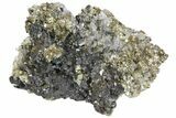 Pyrite, Sphalerite & Quartz Crystal Association - Peru #138161-1